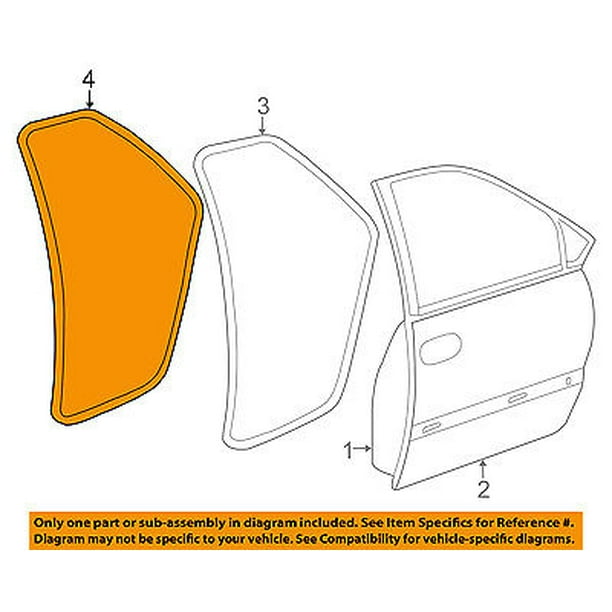 Genuine Chrysler 4717728AC Door Genuine Chrysler 4717728AC Door